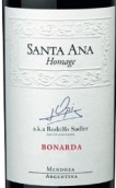 圣安納霍美吉系列伯納達(dá)干紅葡萄酒(Bodegas Santa Ana Homage Bonarda, Mendoza, Argentina)