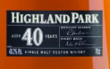 高原騎士40年蘇格蘭單一麥芽威士忌(Highland Park Aged 40 Years Single Malt Scotch Whisky, Orkney, UK)