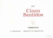 Cinco Sentidos Torrontes, Mendoza, Argentina