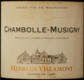 維拉蒙酒莊（香波-慕西尼村）紅葡萄酒(Henri de Villamont Chambolle-Musigny, Cote de Nuits, France)