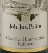 普朗格拉齊仙境園雷司令小房酒(Joh. Jos. Prum Graacher Himmelreich Riesling Kabinett, Mosel, Germany)