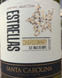 圣卡羅納星光系列霞多麗白葡萄酒(Santa Carolina Estrellas Selection Chardonnay, Rapel Valley, Chile)