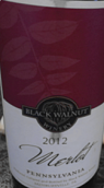 黑胡桃梅洛干紅葡萄酒(Black Walnut Winery Dry Merlot, Pennsylvania, USA)