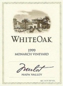 白橡樹帝王園梅洛干紅葡萄酒(White Oak Monarch Vineyard Merlot, Napa Valley, USA)