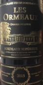 奥缪斯酒庄特选珍藏红葡萄酒(Les Ormeaux Grande Reserve, Bordeaux Superieur, France)