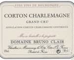 布魯諾·克萊爾（科爾登-查理曼特級(jí)園）紅葡萄酒(Domaine Bruno Clair, Corton-Charlemagne Grand Cru, France)