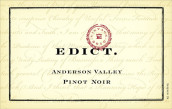 法令黑皮諾干紅葡萄酒(Edict Pinot Noir, Anderson Valley, USA)