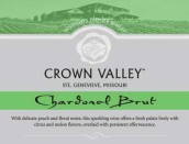 冠谷沙爾多內(nèi)干型起泡酒(Crown Valley Winery Brut Sparkling Chardonel, Ozark Highlands, USA)