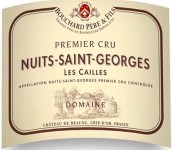 寶尚父子蓋伊園干紅葡萄酒(Bouchard Pere & Fils Les Cailles, Nuits-Saint -Georges, France)