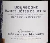 塞巴斯蒂安·馬尼安酒莊佩里耶爾（上夜丘）紅葡萄酒(Domaine Sebastien Magnien Clos de la Perriere, Hautes Cotes de Beaune, France)