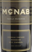 麥克納布里奇科尼尼亞園家族珍藏仙粉黛干紅葡萄酒(McNab Ridge Winery Cononiha Vineyard Family Reserve Zinfandel, Mendocino, USA)