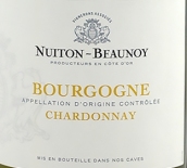 努伊顿伯诺酒庄霞多丽白葡萄酒(Nuiton-Beaunoy Bourgogne Chardonnay, Burgundy, France)