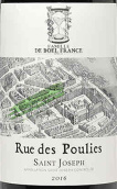 博爾家族酒莊普利斯大街紅葡萄酒(Famille de Boel France Rue des Poulies, Saint-Joseph, France)