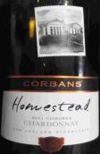 克本斯家園霞多麗干白葡萄酒(Corbans Homestead Chardonnay, Hawke's Bay, New Zealand)