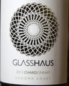 格拉斯霍霞多麗干白葡萄酒(Glasshaus Wine Company Chardonnay, Sonoma Coast, USA)