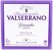 Bodegas de la Marquesa Valserrano Garnacha,  Rioja DOCa, Spain