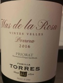 桃樂(lè)絲酒莊瑪斯玫瑰老藤紅葡萄酒(Torres Mas de la Rosa Vinyes Velles, Priorat DOCa, Spain)