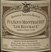西格曼紐酒莊樂(lè)瑞查（普里尼-蒙哈榭村）白葡萄酒(Domaine Seguin-Manuel Les Reuchaux, Puligny-Montrachet, France)
