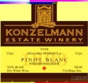 Konzelmann Estate Winery Pinot Blanc, Niagara Peninsula, Canada