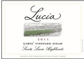 露西亞加里園西拉干紅葡萄酒(Lucia Garys' Vineyard Syrah, Santa Lucia Highlands, USA)