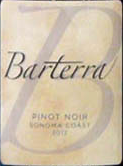 巴特拉索諾瑪海岸黑皮諾干紅葡萄酒(Barterra Sonoma Coast Pinot Noir, California, USA)