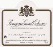 Domaine Joseph & Philippe Roty Bourgogne Grand Ordinaire, Burgundy, France