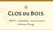 寶林酒堡赤霞珠干紅葡萄酒(Clos du Bois Cabernet Sauvignon, Sonoma County, USA)