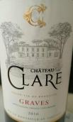 克莱尔酒庄干红葡萄酒(Chateau Clare, Graves, France)