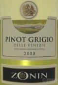 卓林維內(nèi)茲灰皮諾干白葡萄酒(Zonin Pinot Grigio Delle Venezie, Veneto, Italy)