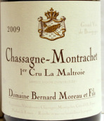 莫羅父子酒莊蒙特瓦（夏山-蒙哈榭一級園）白葡萄酒(Domaine Bernard Moreau et Fils La Maltroie, Chassagne-Montrachet Premier Cru, France)