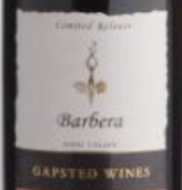 蓋普斯提限量發(fā)行巴貝拉紅葡萄酒(Gapsted Limited Release Barbera, Clare Valley, Australia)