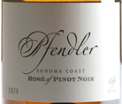 普芬德勒酒莊黑皮諾桃紅葡萄酒(Pfendler Vineyards Pinot Noir Rose, Sonoma Coast, USA)