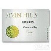 七山雷司令半干白葡萄酒(Seven Hills Riesling, Columbia Valley, USA)