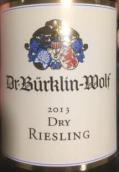 伯克林·沃夫酒莊雷司令白葡萄酒(Dr. Burklin-Wolf Estate Riesling Trocken, Pfalz, Germany)