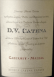 卡帝娜酒莊DV系列赤霞珠-馬爾貝克紅葡萄酒(Bodega Catena Zapata D.V. Catena Cabernet  Malbec, Mendoza, Argentina)