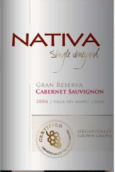 娜緹瓦酒莊頂級珍藏赤霞珠干紅葡萄酒(Nativa Gran Reserva Cabernet Sauvignon, Maipo Valley, Chile)