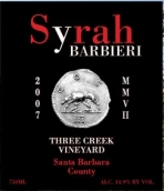 巴比三溪園西拉干紅葡萄酒(Barbieri Three Creek Vineyard Syrah, Santa Barbara County, USA)