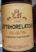 煙臺左岸拉圖斯赤霞珠紅葡萄酒(Yantai Leftshore Latous Cabernet Sauvignon Dry Red, Yantai, China)