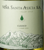 圣安雅酒莊經(jīng)典霞多麗白葡萄酒(Vina Santa Alicia S.A. Clasico Chardonnay Dry White Wine, Central Valley, Chile)