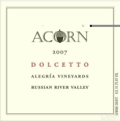 Acorn Alegria Vineyards Dolcetto, Russian River Valley, USA