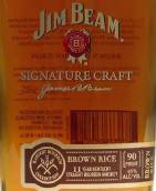 占邊標(biāo)志性精釀11年糙米肯塔基純波本威士忌(Jim Beam Signature Craft 11 Year Brown Rice Kentucky Straight Bourbon Whiskey, Kentucky, USA)