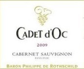 羅斯柴爾德男爵嘉棣赤霞珠干紅葡萄酒(Baron Philippe de Rothschild Cadet Cabernet Sauvignon, Vin de Pays d'Oc, France)