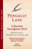 潘嘉立酒莊赤霞珠干紅葡萄酒(Pengally Lane Cabernet Sauvignon, Bendigo, Australia)