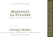 托馬斯莫雷酒莊富士樂(lè)（馬朗日一級(jí)園）紅葡萄酒(Domaine THomas Morey La Fussiere, Maranges 1er Cru, France)