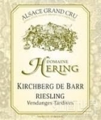 赫林酒莊希貝格巴爾雷司令晚收甜白葡萄酒(Domaine Hering Riesling Kirchberg de Barr Vendanges Tardives, Alsace Grand Cru, France)