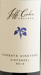 杰夫·科恩酒莊卡薩塔園仙粉黛干紅葡萄酒(Jeff Cohn Cellars Cassata Vineyard Zinfandel, California, USA)