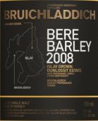 布赫拉迪比爾大麥2008年份蘇格蘭單一麥芽威士忌(Bruichladdich Bere Barley 2008 Single Malt Scotch Whisky, Islay, UK)