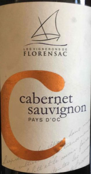 les vignerons de florensac cabernet sauvignon, france