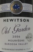 紫蝴蝶古老花園慕合懷特干紅葡萄酒(Hewitson Old Garden Mourvedre, Barossa Valley, Australia)