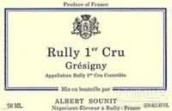 Maison Albert Sounit Gresigny blanc, Rully Premier Cru, France